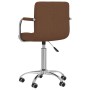 Brown fabric swivel office chair by , Office chairs - Ref: Foro24-334670, Price: 95,99 €, Discount: %