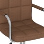 Brown fabric swivel office chair by , Office chairs - Ref: Foro24-334670, Price: 95,99 €, Discount: %