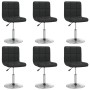 Dining chairs 6 units black synthetic leather by , dining chairs - Ref: Foro24-3087429, Price: 303,93 €, Discount: %