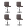 Swivel dining chairs 4 units taupe fabric by , dining chairs - Ref: Foro24-3087457, Price: 211,91 €, Discount: %