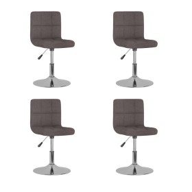 Drehbare Esszimmerstühle, 4 Stück, Stoff in Taupe-Farbe. von , Essstühle - Ref: Foro24-3087457, Preis: 211,99 €, Rabatt: %