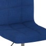 6 swivel dining chairs blue fabric by , dining chairs - Ref: Foro24-3087462, Price: 247,99 €, Discount: %