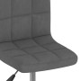 Dark gray velvet swivel dining chair by , dining chairs - Ref: Foro24-3087504, Price: 92,92 €, Discount: %