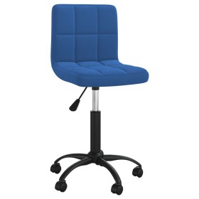 Blue velvet swivel dining chair by , dining chairs - Ref: Foro24-3087600, Price: 85,09 €, Discount: %