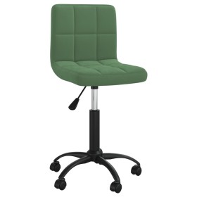 Silla de comedor giratoria de terciopelo verde oscuro de , Sillas de comedor - Ref: Foro24-3087599, Precio: 93,41 €, Descuent...