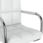 White synthetic leather dining chair by , dining chairs - Ref: Foro24-3087906, Price: 96,32 €, Discount: %