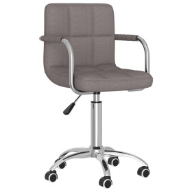 Swivel dining chair in gray taupe fabric by , dining chairs - Ref: Foro24-3087978, Price: 87,99 €, Discount: %