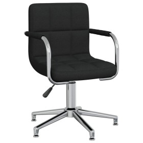 Swivel dining chair, black fabric by , dining chairs - Ref: Foro24-3088068, Price: 99,99 €, Discount: %