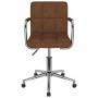 Swivel dining chair in brown fabric by , dining chairs - Ref: Foro24-3088158, Price: 100,81 €, Discount: %