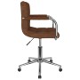 Swivel dining chair in brown fabric by , dining chairs - Ref: Foro24-3088158, Price: 100,81 €, Discount: %