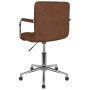 Swivel dining chair in brown fabric by , dining chairs - Ref: Foro24-3088158, Price: 100,81 €, Discount: %