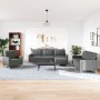 Sofagarnitur mit Fußhocker, 4-teilig, dunkelgraues Stoff von , Sofas - Ref: Foro24-3278296, Preis: 726,18 €, Rabatt: %