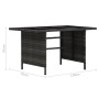 Set de muebles de jardín 4 pzas y cojines ratán sintético gris de , Conjuntos de jardín - Ref: Foro24-48143, Precio: 696,99 €...