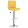Taburete de cocina de tela amarillo mostaza de , Taburetes de cocina - Ref: Foro24-334236, Precio: 87,54 €, Descuento: %