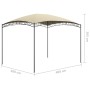 Cenador crema 3x4x2,65 m 180 g/m² de vidaXL, Carpas y cenadores - Ref: Foro24-313909, Precio: 223,99 €, Descuento: %