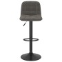 Dark gray velvet kitchen stool by , Kitchen stools - Ref: Foro24-333981, Price: 69,99 €, Discount: %