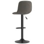 Dark gray velvet kitchen stool by , Kitchen stools - Ref: Foro24-333981, Price: 69,99 €, Discount: %