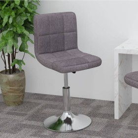 Swivel kitchen stool in gray taupe fabric by , Kitchen stools - Ref: Foro24-334208, Price: 78,75 €, Discount: %