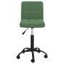 Silla de oficina giratoria de terciopelo verde oscuro de , Sillas de oficina - Ref: Foro24-334359, Precio: 93,99 €, Descuento: %