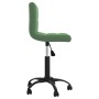 Silla de oficina giratoria de terciopelo verde oscuro de , Sillas de oficina - Ref: Foro24-334359, Precio: 93,99 €, Descuento: %