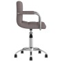 Swivel office chair in gray taupe fabric by , Office chairs - Ref: Foro24-334676, Price: 94,65 €, Discount: %