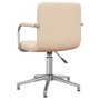 Silla de oficina giratoria de tela color crema de , Sillas de oficina - Ref: Foro24-334731, Precio: 106,63 €, Descuento: %