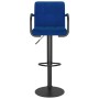 Blue fabric kitchen stool by , Kitchen stools - Ref: Foro24-334629, Price: 96,12 €, Discount: %