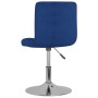 Blue fabric swivel dining chair by , dining chairs - Ref: Foro24-3087472, Price: 78,55 €, Discount: %