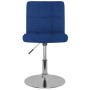 Blue fabric swivel dining chair by , dining chairs - Ref: Foro24-3087472, Price: 78,55 €, Discount: %