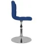 Drehbarer Esszimmerstuhl aus blauem Stoff von , Essstühle - Ref: Foro24-3087472, Preis: 73,81 €, Rabatt: %