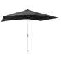 Umbrella with LED lights and anthracite gray steel pole 2x3 m by vidaXL, Umbrellas - Ref: Foro24-313788, Price: 76,34 €, Disc...