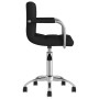 Swivel dining chair, black fabric by , dining chairs - Ref: Foro24-3087975, Price: 102,40 €, Discount: %