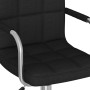 Swivel dining chair, black fabric by , dining chairs - Ref: Foro24-3087975, Price: 102,40 €, Discount: %