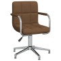 Swivel dining chair in brown fabric by , dining chairs - Ref: Foro24-3088065, Price: 106,63 €, Discount: %