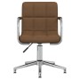 Swivel dining chair in brown fabric by , dining chairs - Ref: Foro24-3088065, Price: 106,63 €, Discount: %