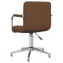 Swivel dining chair in brown fabric by , dining chairs - Ref: Foro24-3088065, Price: 106,63 €, Discount: %