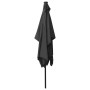 Umbrella with LED lights and anthracite gray steel pole 2x3 m by vidaXL, Umbrellas - Ref: Foro24-313788, Price: 76,34 €, Disc...