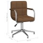 Swivel dining chair in brown fabric by , dining chairs - Ref: Foro24-3088065, Price: 106,63 €, Discount: %