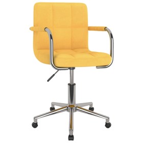 Mustard yellow fabric swivel dining chair by , dining chairs - Ref: Foro24-3088162, Price: 107,00 €, Discount: %