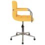 Mustard yellow fabric swivel dining chair by , dining chairs - Ref: Foro24-3088162, Price: 108,99 €, Discount: %