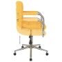 Mustard yellow fabric swivel dining chair by , dining chairs - Ref: Foro24-3088162, Price: 108,99 €, Discount: %