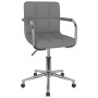 Light gray fabric swivel dining chair by , dining chairs - Ref: Foro24-3088155, Price: 95,99 €, Discount: %