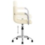 Silla de oficina giratoria de tela color crema de , Sillas de oficina - Ref: Foro24-334669, Precio: 91,99 €, Descuento: %