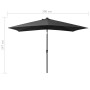 Umbrella with LED lights and anthracite gray steel pole 2x3 m by vidaXL, Umbrellas - Ref: Foro24-313788, Price: 76,34 €, Disc...