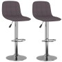 Kitchen stools 2 units gray taupe fabric by , Kitchen stools - Ref: Foro24-333954, Price: 129,06 €, Discount: %