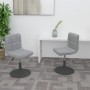 Swivel dining chairs 2 units in light gray velvet by , dining chairs - Ref: Foro24-334263, Price: 126,46 €, Discount: %