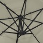 4-tier parasol with sand aluminum pole 3x3 m by vidaXL, Umbrellas - Ref: Foro24-313828, Price: 193,19 €, Discount: %