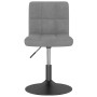 Swivel dining chairs 2 units in light gray velvet by , dining chairs - Ref: Foro24-334263, Price: 126,46 €, Discount: %