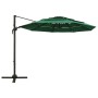 4-tier parasol with green aluminum pole 3x3 m by vidaXL, Umbrellas - Ref: Foro24-313829, Price: 193,22 €, Discount: %