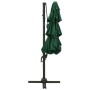 4-tier parasol with green aluminum pole 3x3 m by vidaXL, Umbrellas - Ref: Foro24-313829, Price: 193,22 €, Discount: %